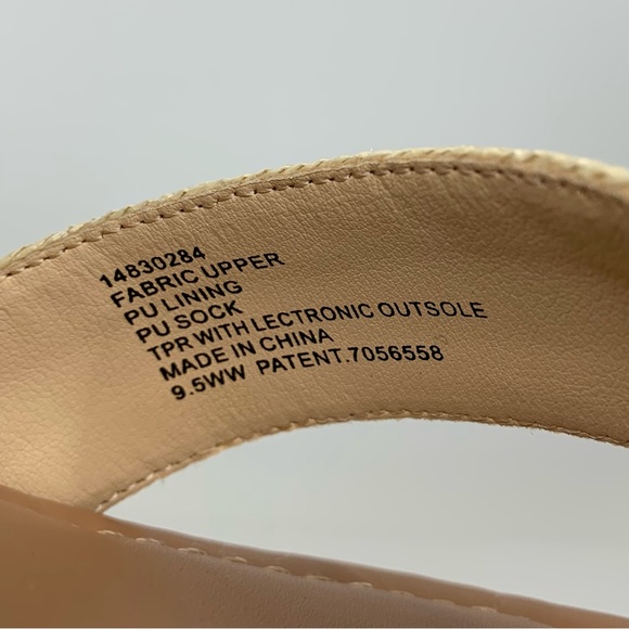 Torrid Natural Jute Brown Double Strap Wood Platform Heeled Sandals Size 9.5WW - Picture 11 of 14